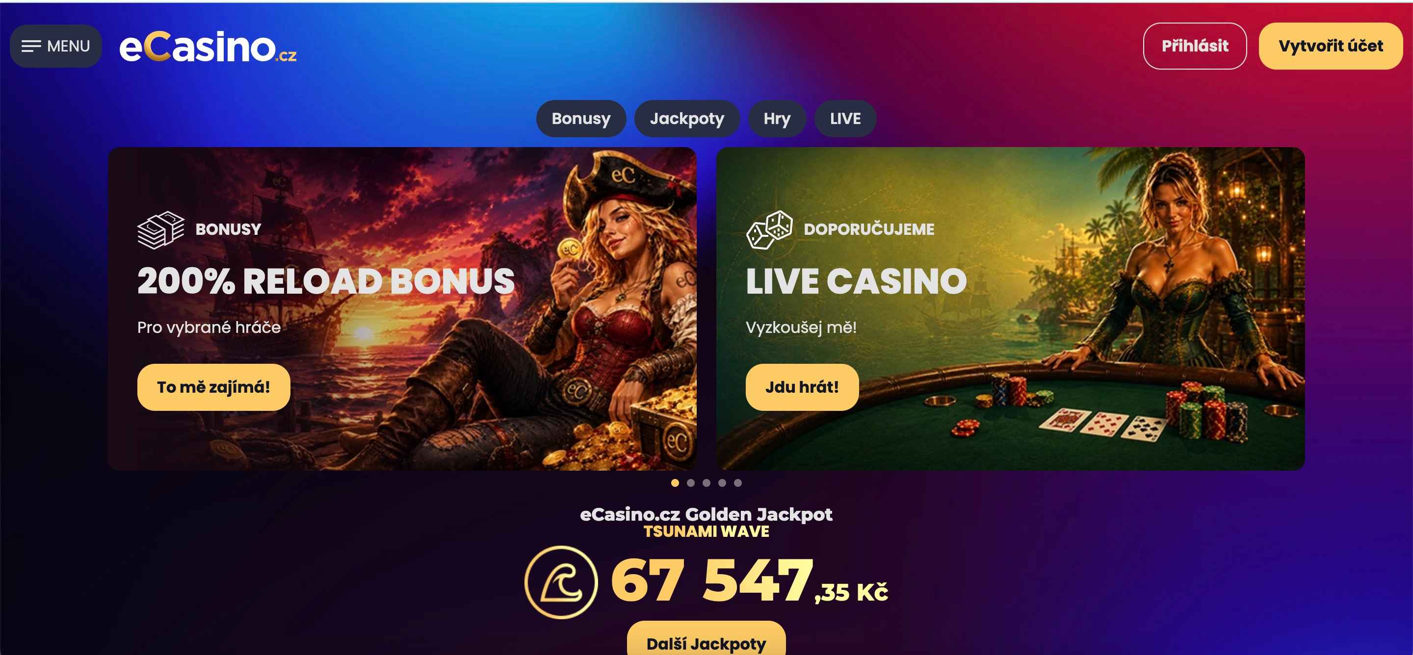 eCasino casino – recenze (2026)